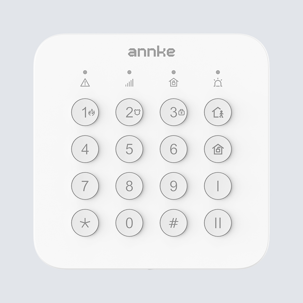 Keypad Alarm Panel - نظام إنذار لاسلكي ANNKE مع كاشف