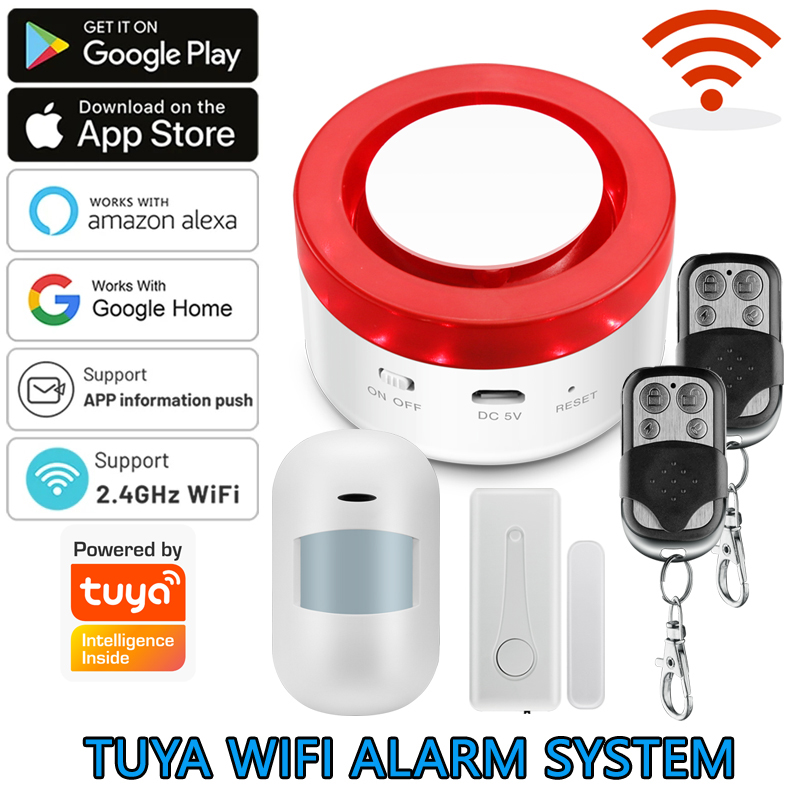 Home Security System Installation - واي فاي تويا نظام إنذار المنزل