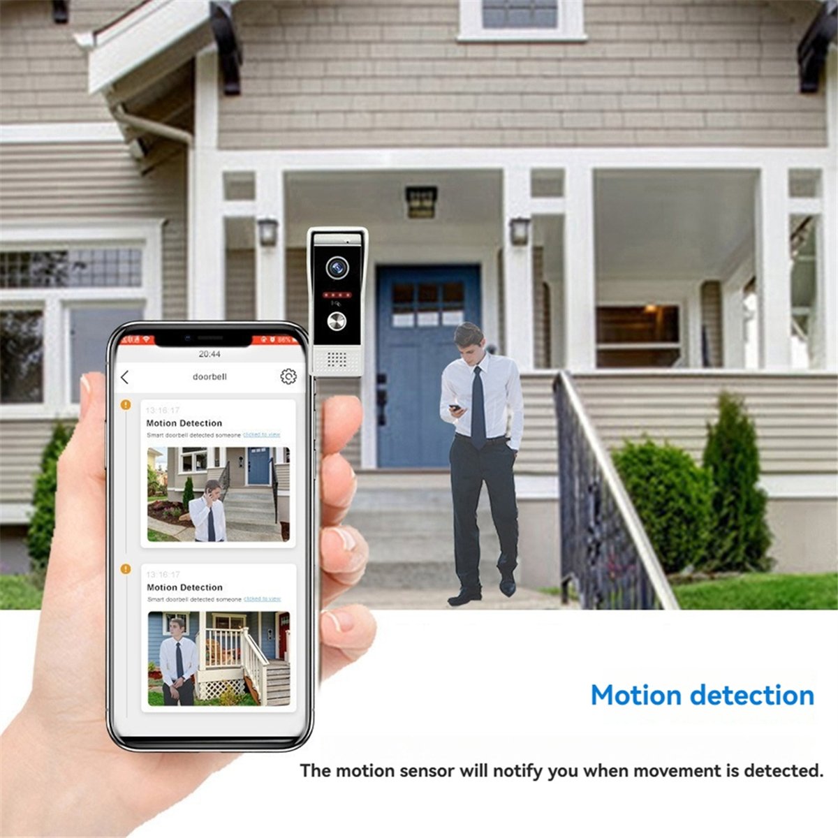 Home Security Uk - نظام إنتركوم فيديو واي فاي من
