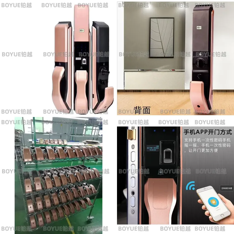 Home Security Lock System - قفل باب ذكي ببصمة الإصبع مع