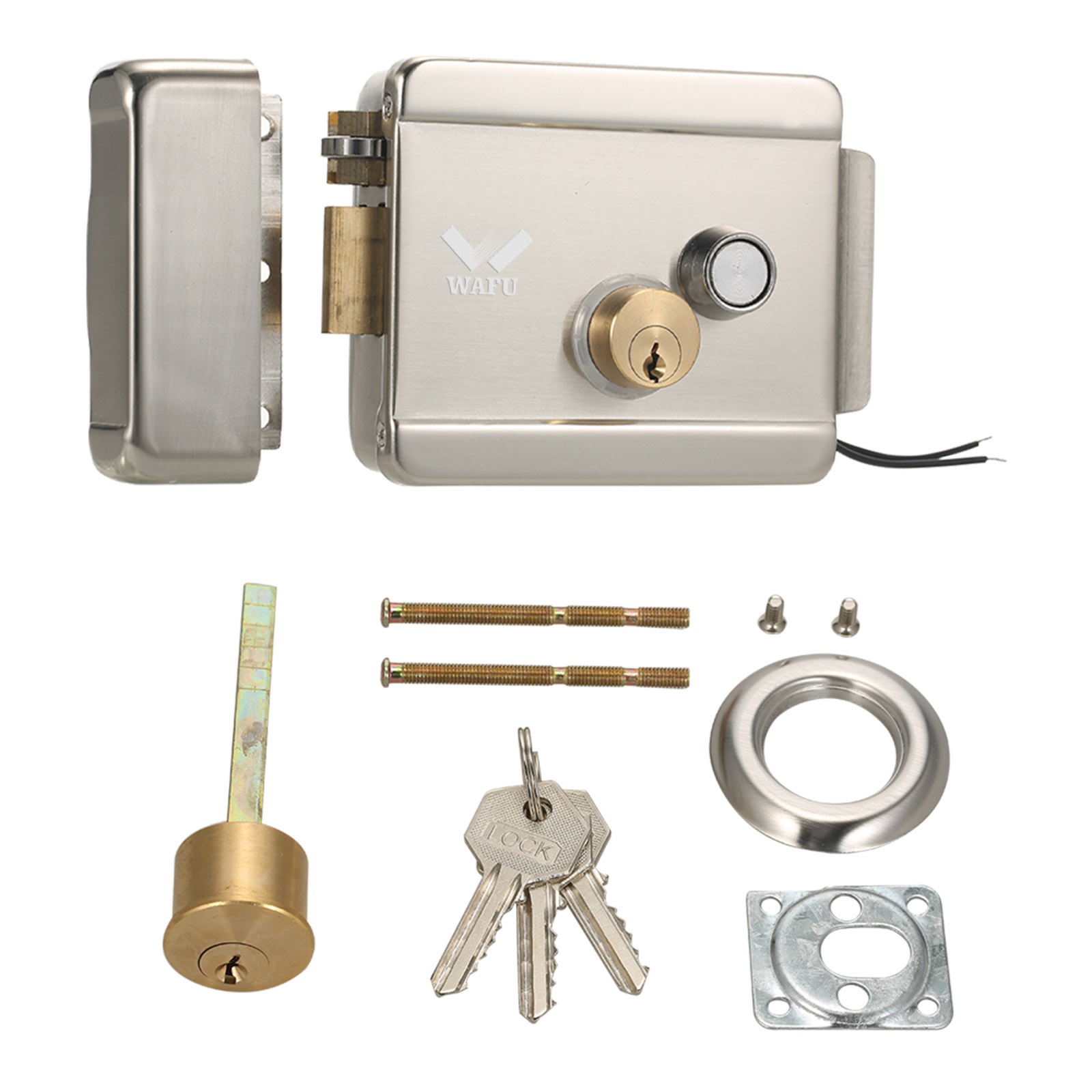 Home Security Deals - قفل باب البوابة الكهربائية الذكي WAFU،