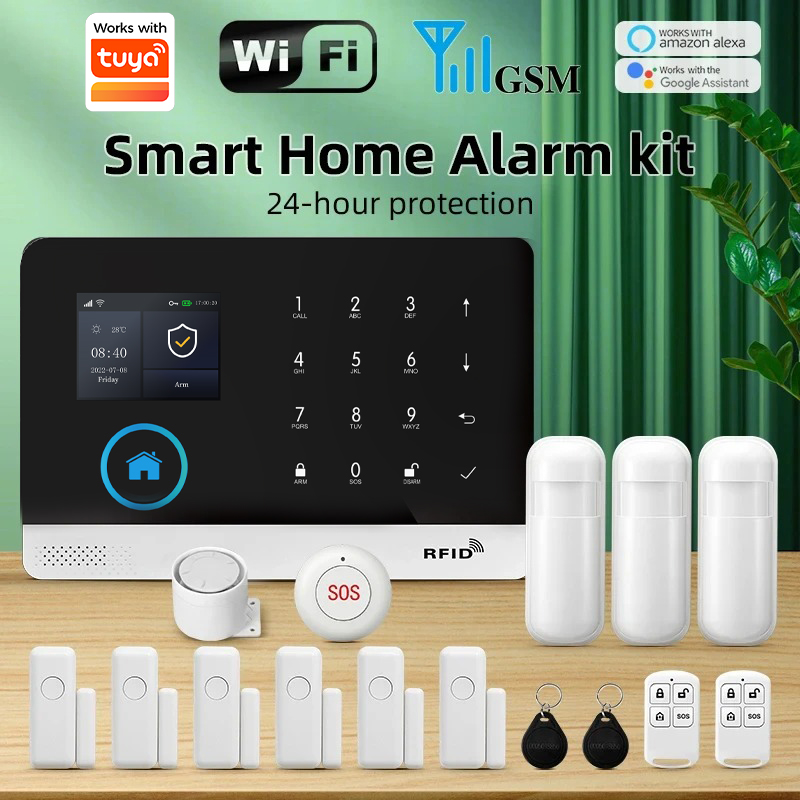 Home Security System Installation - نظام إنذار أمان منزلي ذكي من