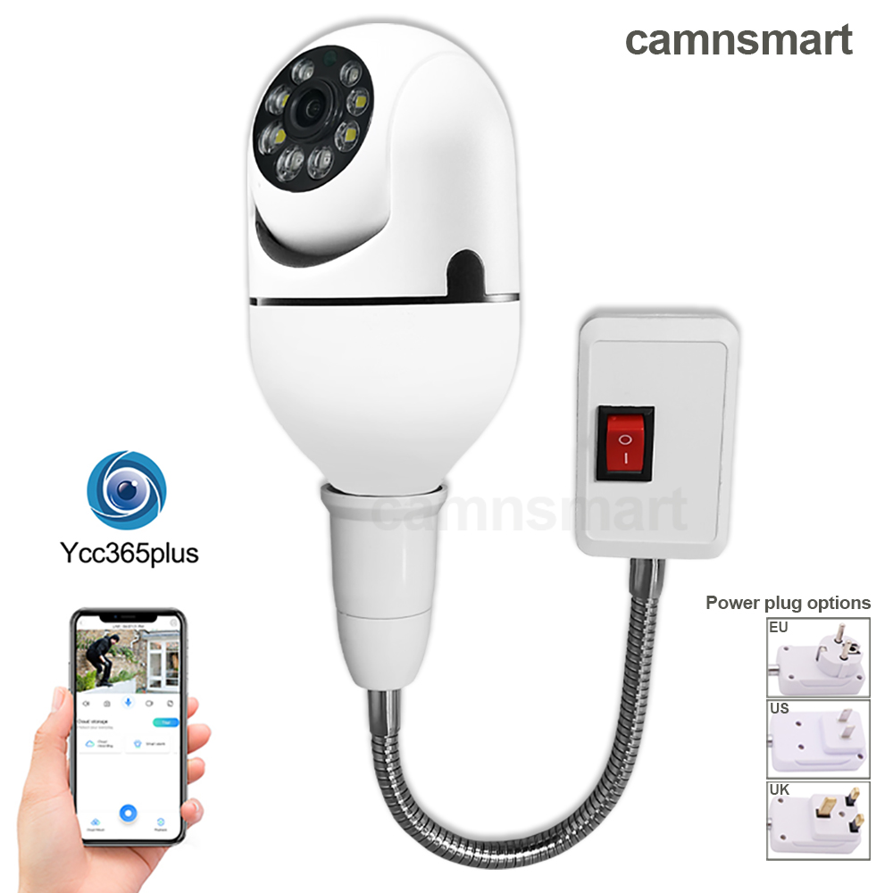 Home Security Uk - 3MP كاميرا صغيرة واي فاي E27