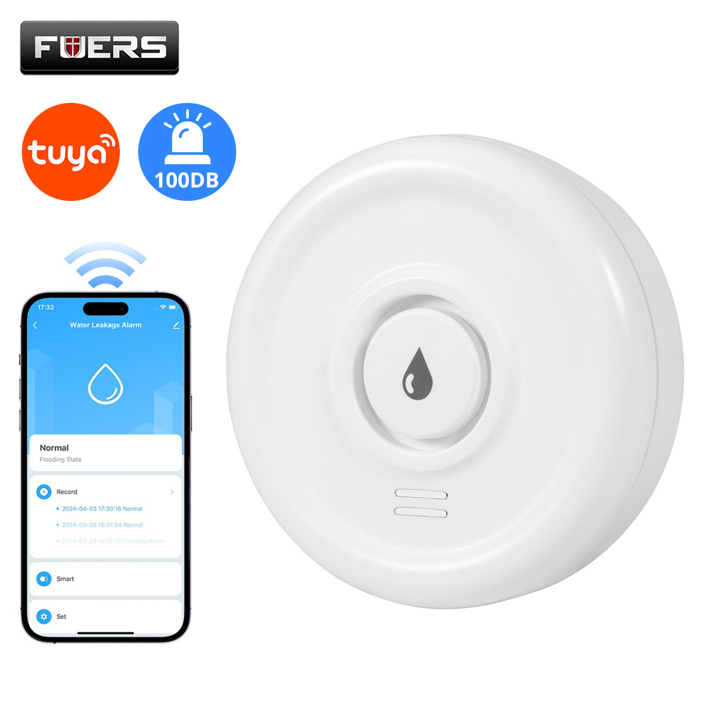 Home Security Deals - Fuers كاشف تسرب المياه إنذار المنزل
