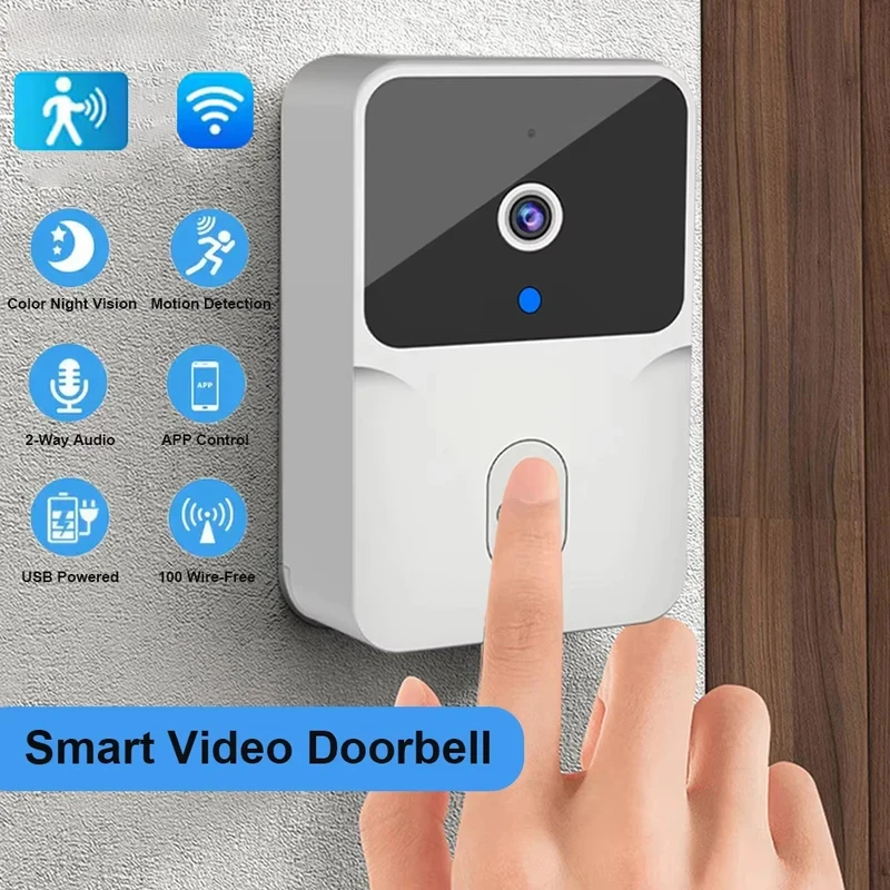 Home Security System Installation - جرس باب ذكي لاسلكي مع كاميرا