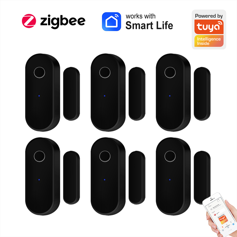 Home Security Deals - Tuya Smart Zigbee مستشعر الباب نافذة
