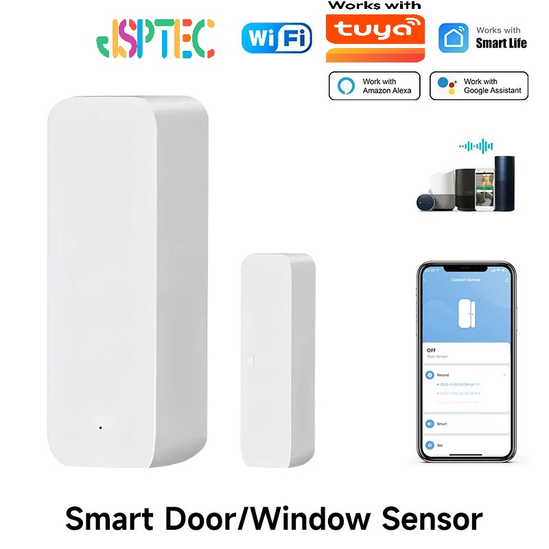 Home Security Deals - Tuya WiFi مستشعر الباب الذكي باب