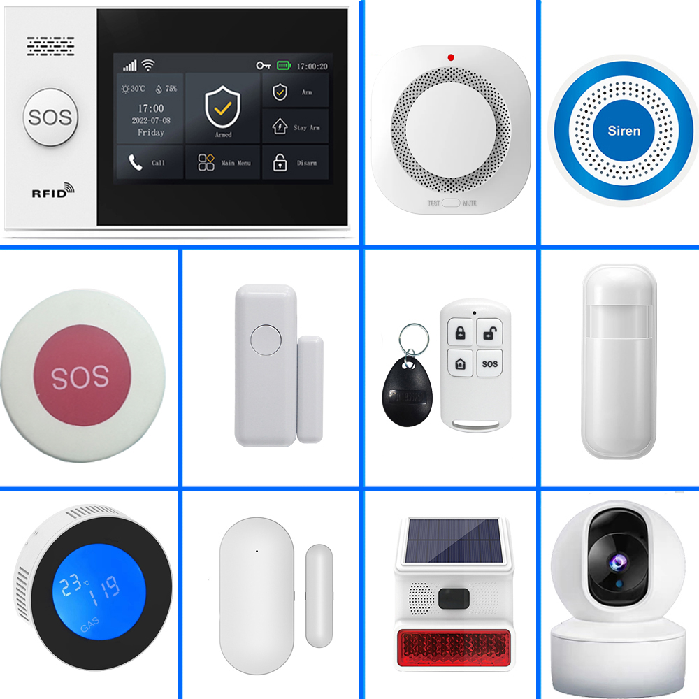 Home Security System Installation - نظام إنذار المنزل الذكي PGST 4G