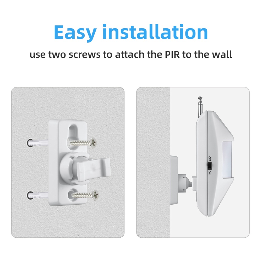 جهاز إنذار استشعار الحركة PIR  - مراجعة Home Security System Installation وسعره