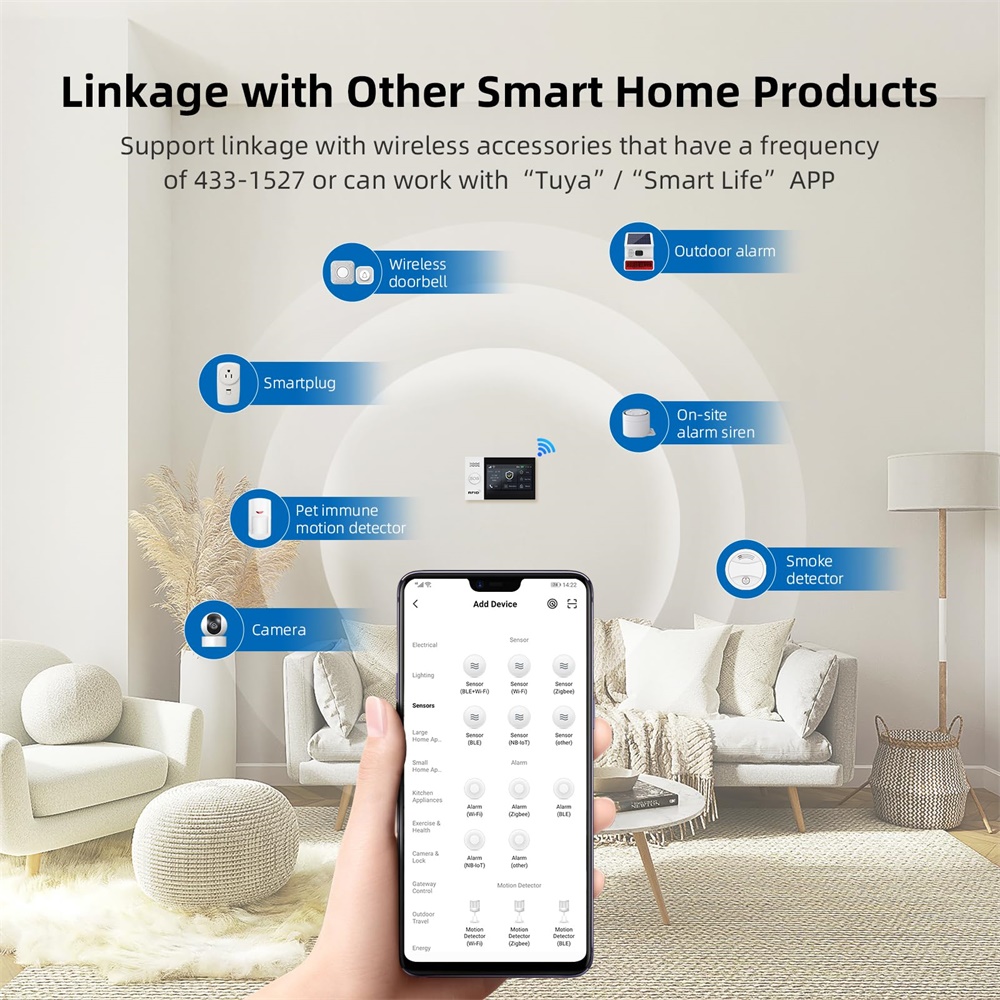 نظام إنذار ذكي بتقنية واي فاي  - مراجعة Home Security System Installation وسعره