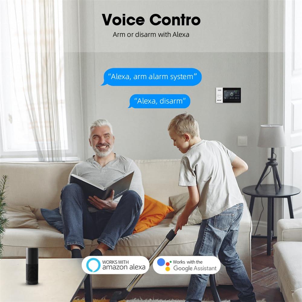 نظام إنذار ذكي بتقنية واي فاي  - مراجعة Home Security System Installation وسعره