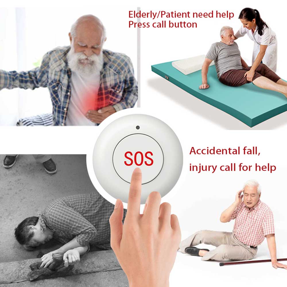 زر SOS لاسلكي ذكي لأمان المنزل - مراجعة Home Security Deals وسعره