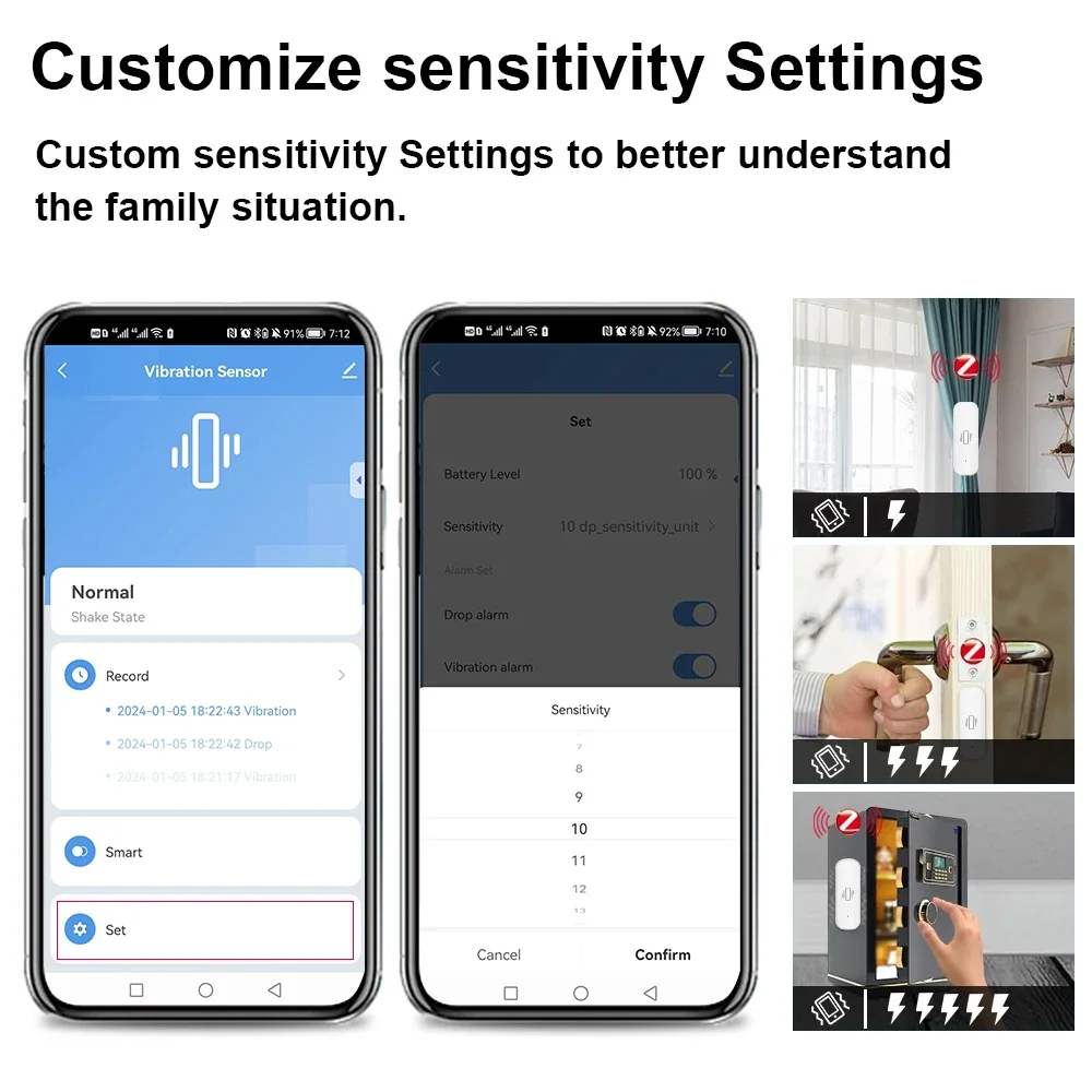 الذكية زيجبي الاهتزاز الاستشعا - مراجعة Home Security Business وسعره