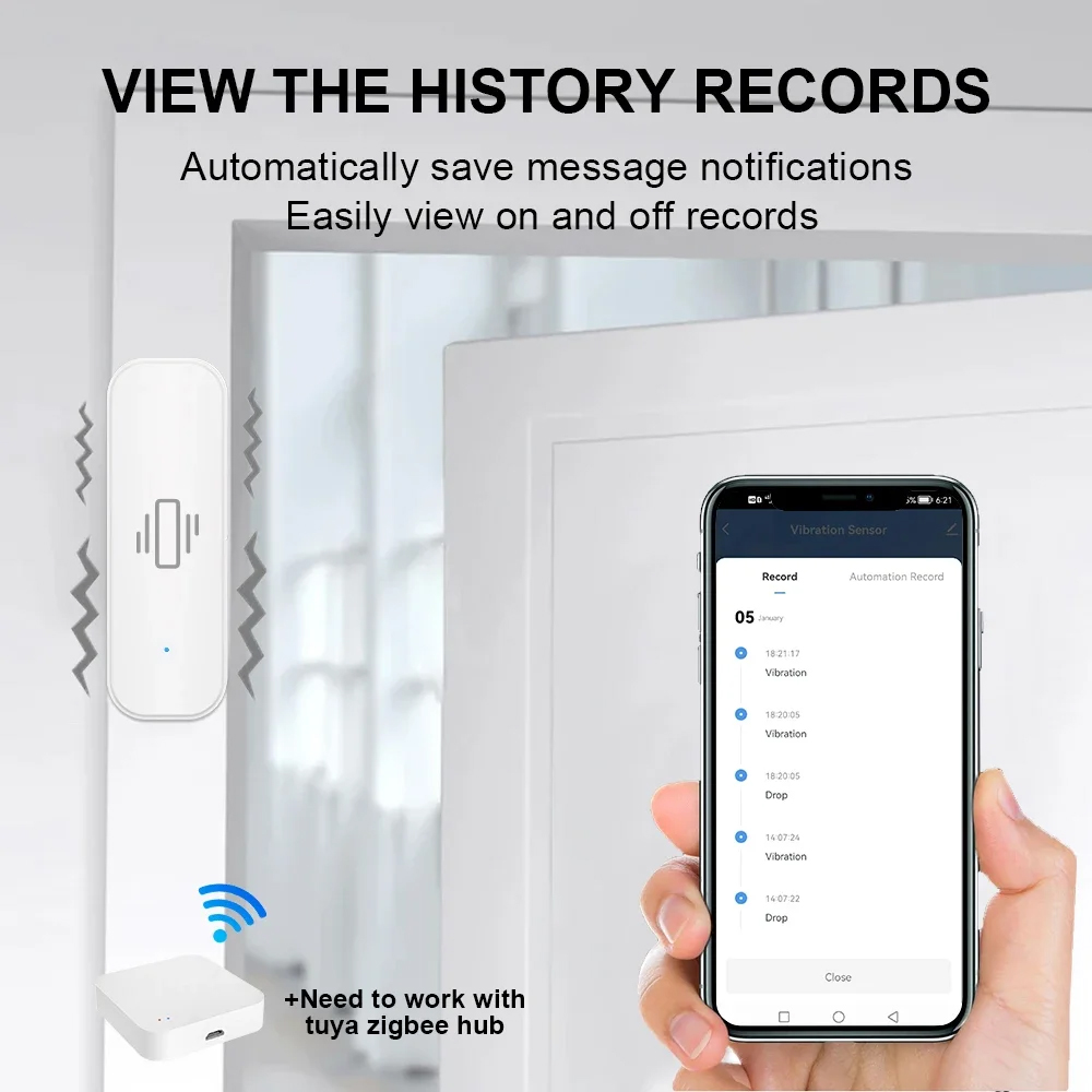 الذكية زيجبي الاهتزاز الاستشعا - مراجعة Home Security Business وسعره
