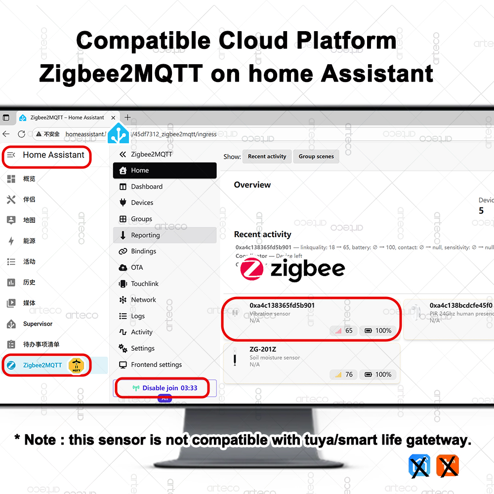 الذكية زيجبي 3.0 مستشعر الاهتز - مراجعة Home Security Business وسعره