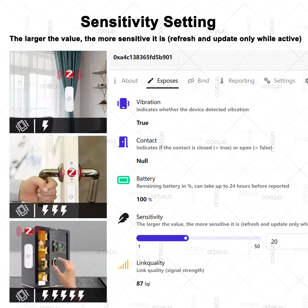 الذكية زيجبي 3.0 مستشعر الاهتز - مراجعة Home Security Business وسعره