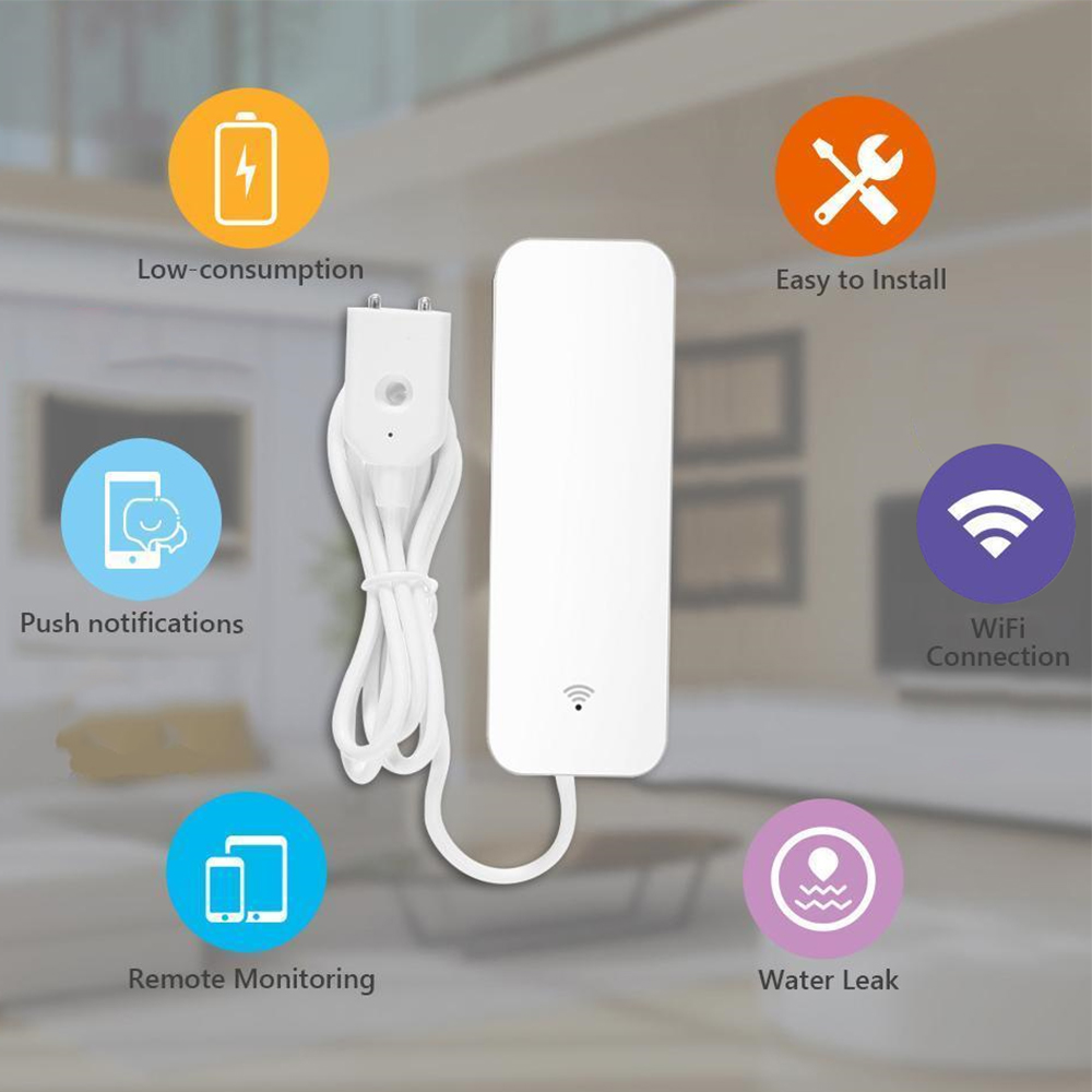 Tuya WiFi مستشعر تسرب المياه،  - مراجعة Home Security Business وسعره