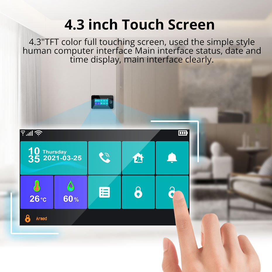 لوحة إنذار KERUI Tuya لتقوم به - مراجعة Keypad Alarm Panel وسعره