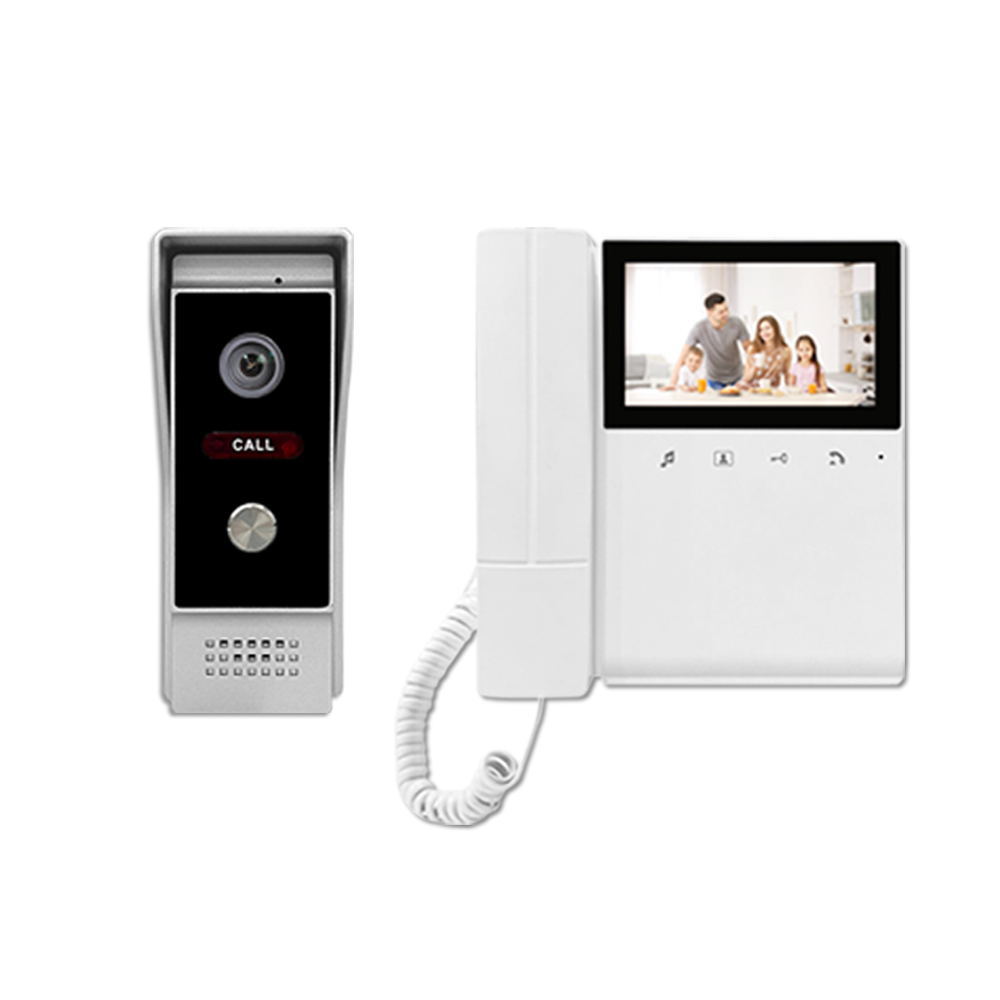 4 سلك فيديو بناء نظام جرس البا - مراجعة Home Security Uk وسعره