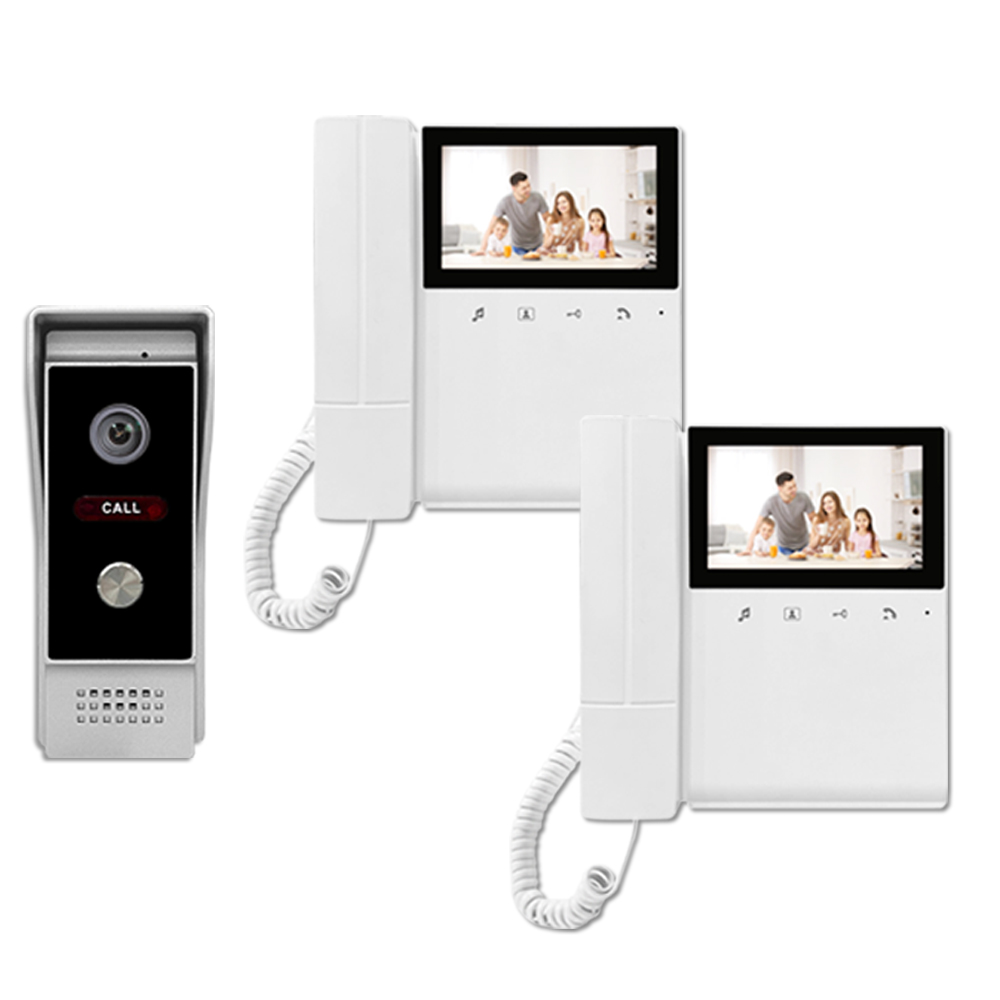 4 سلك فيديو بناء نظام جرس البا - مراجعة Home Security Uk وسعره
