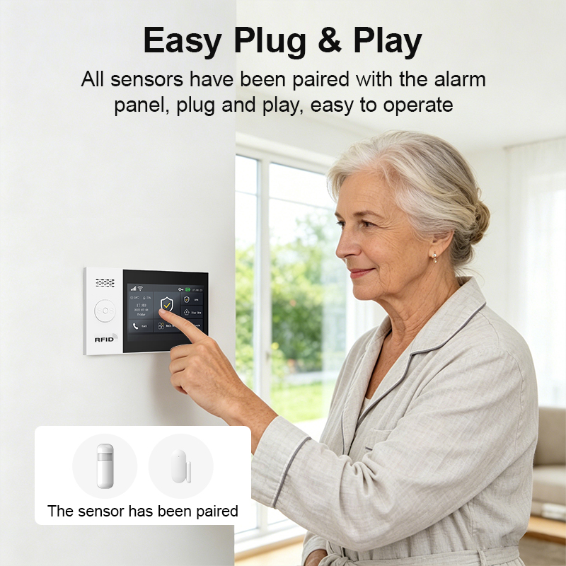 نظام إنذار لاسلكي من بي جي إس  - مراجعة Home Security System Installation وسعره