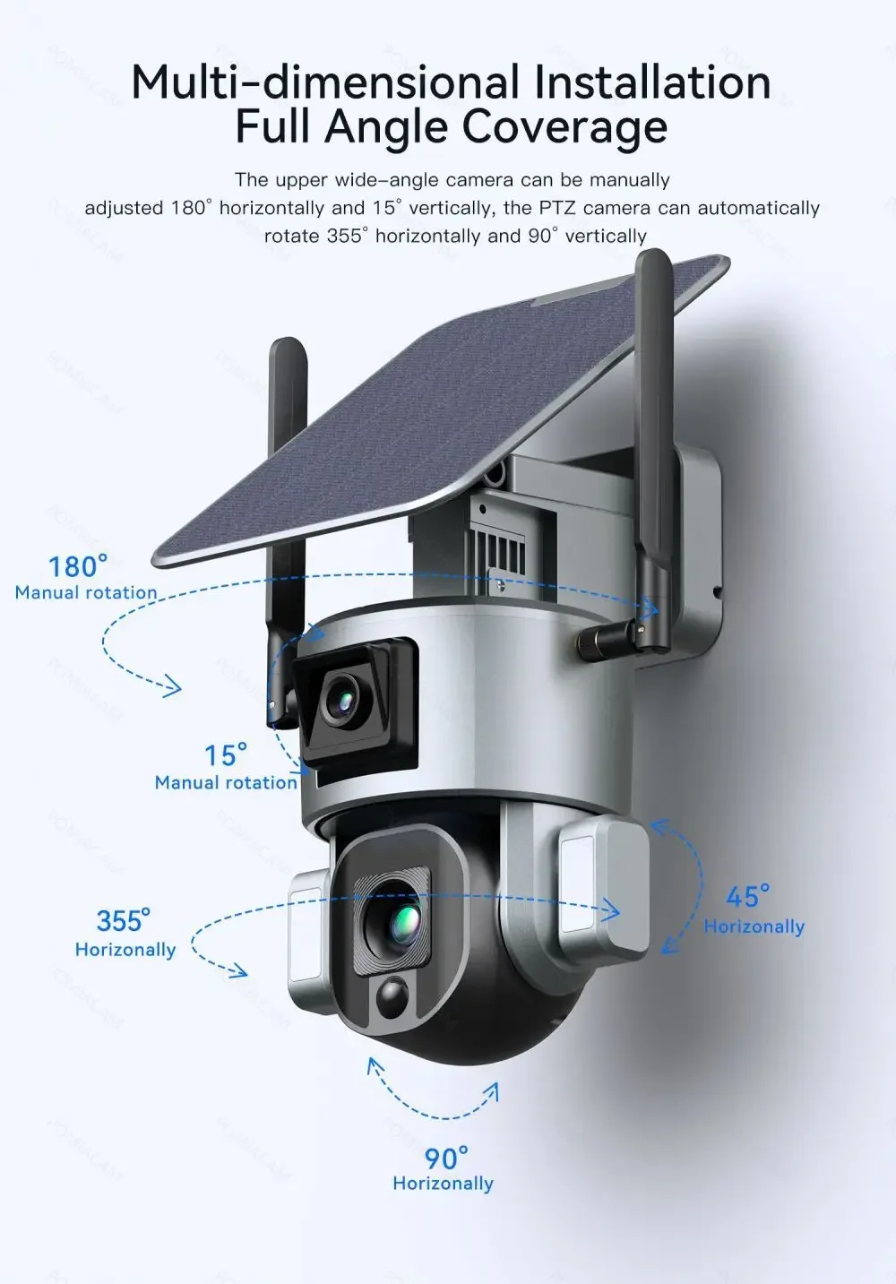 كاميرا شمسية لاسلكية 4G عدسة م - مراجعة Home Security Uk وسعره