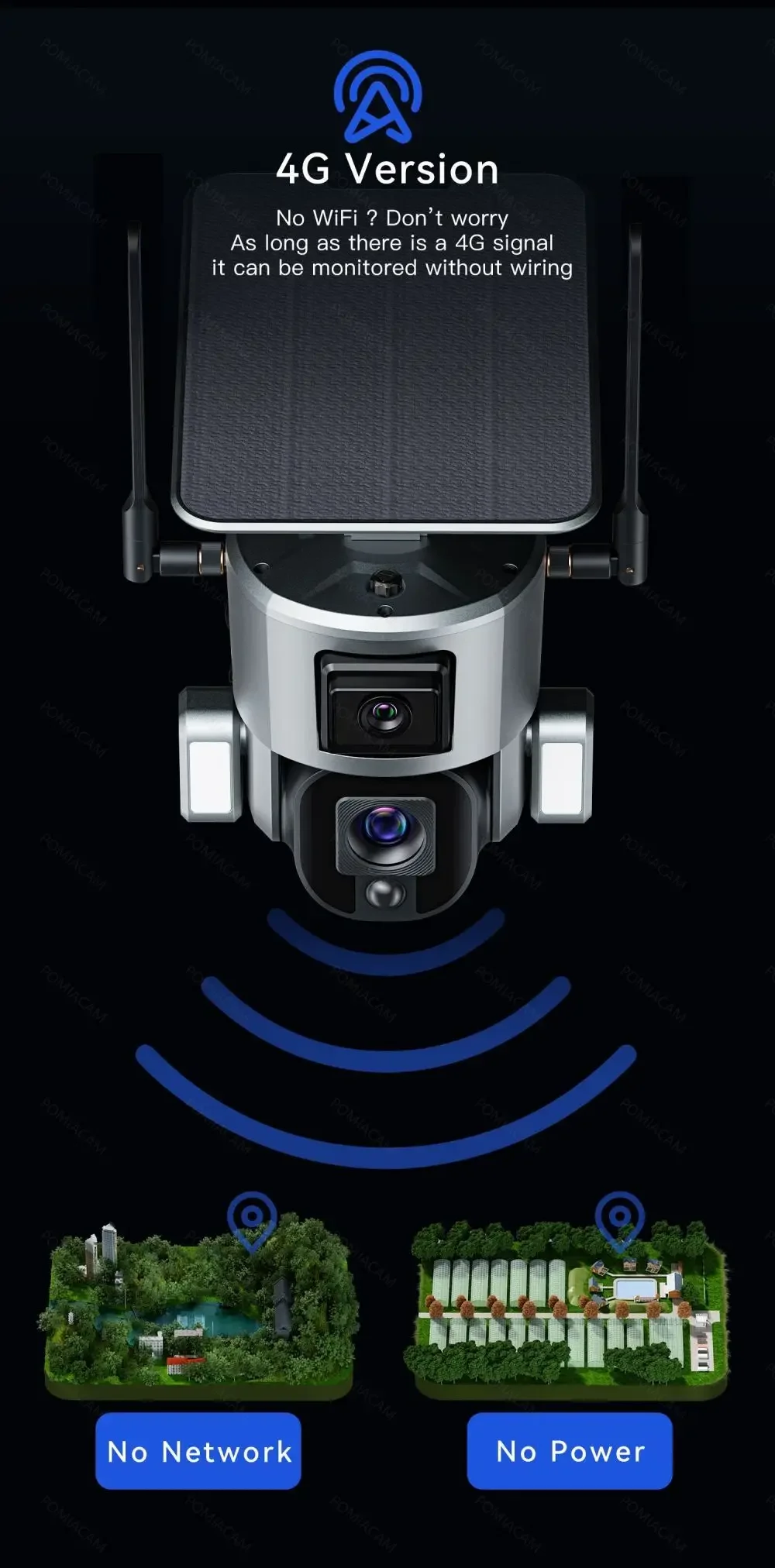 كاميرا شمسية لاسلكية 4G عدسة م - مراجعة Home Security Uk وسعره