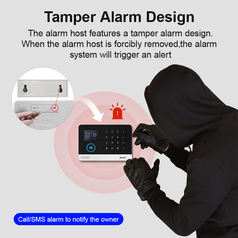 نظام إنذار أمان منزلي ذكي من P - مراجعة Home Security System Installation وسعره