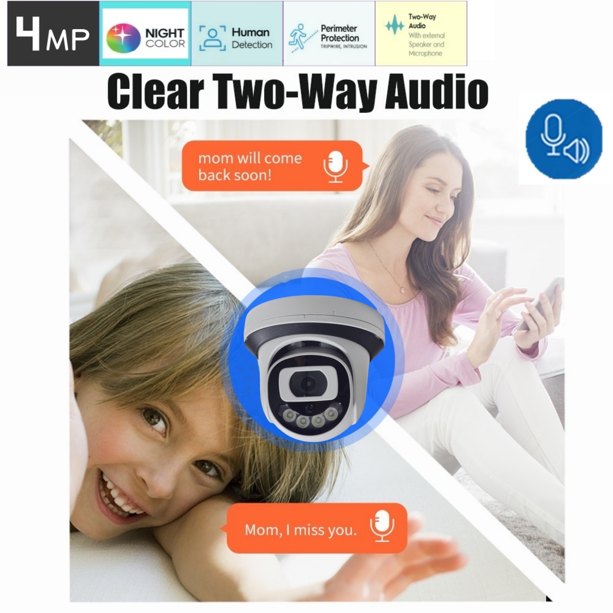 كاميرا أمان واي فاي داخلية بدق - مراجعة Home Security System Installation وسعره