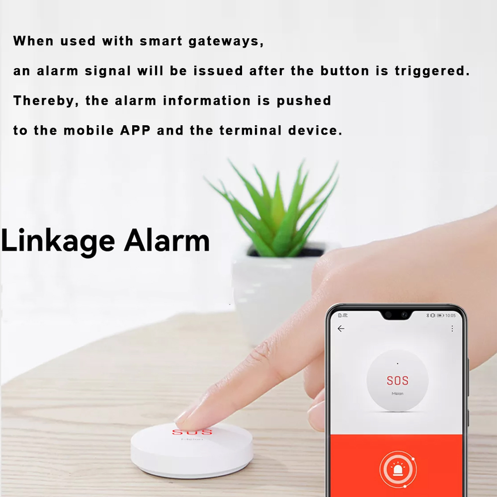 زيجبي تويا SOS زر الطوارئ نظام - مراجعة Home Security Deals وسعره