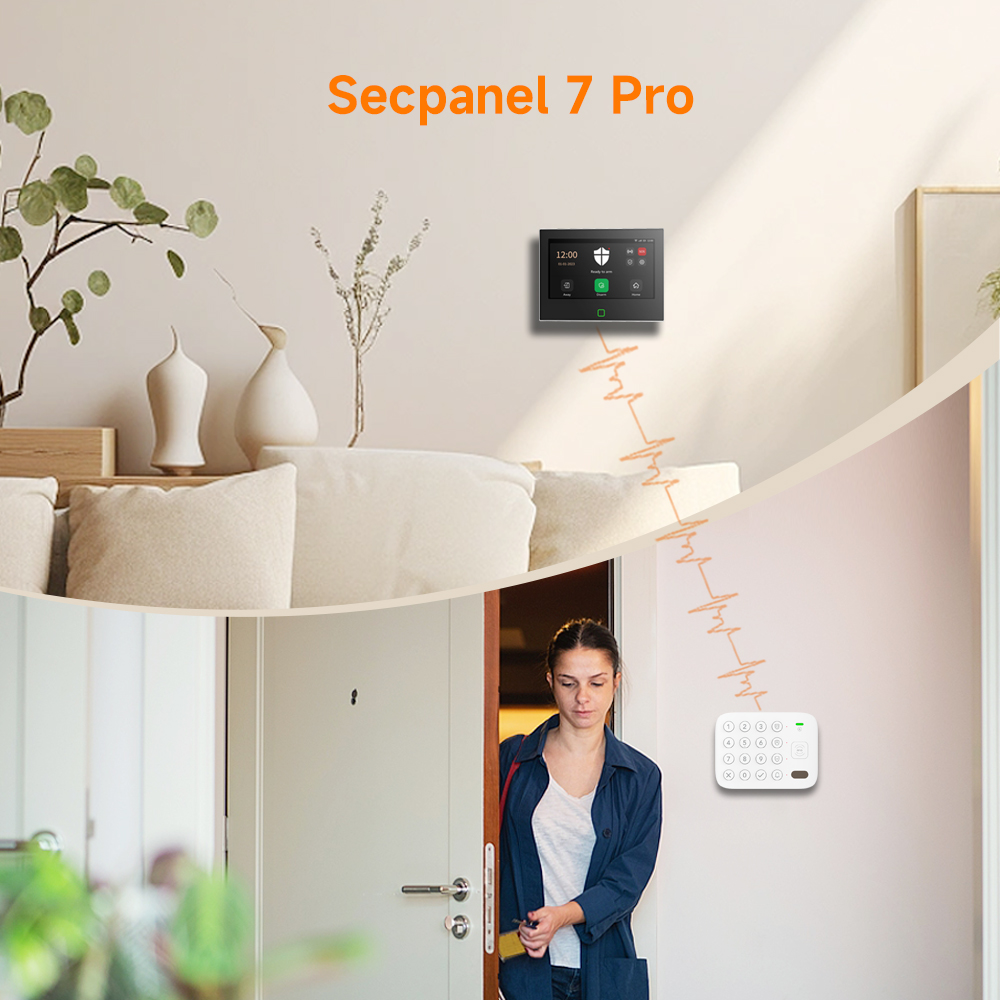 لوحة مفاتيح لاسلكية تعمل باللم - مراجعة Keypad Alarm Panel وسعره