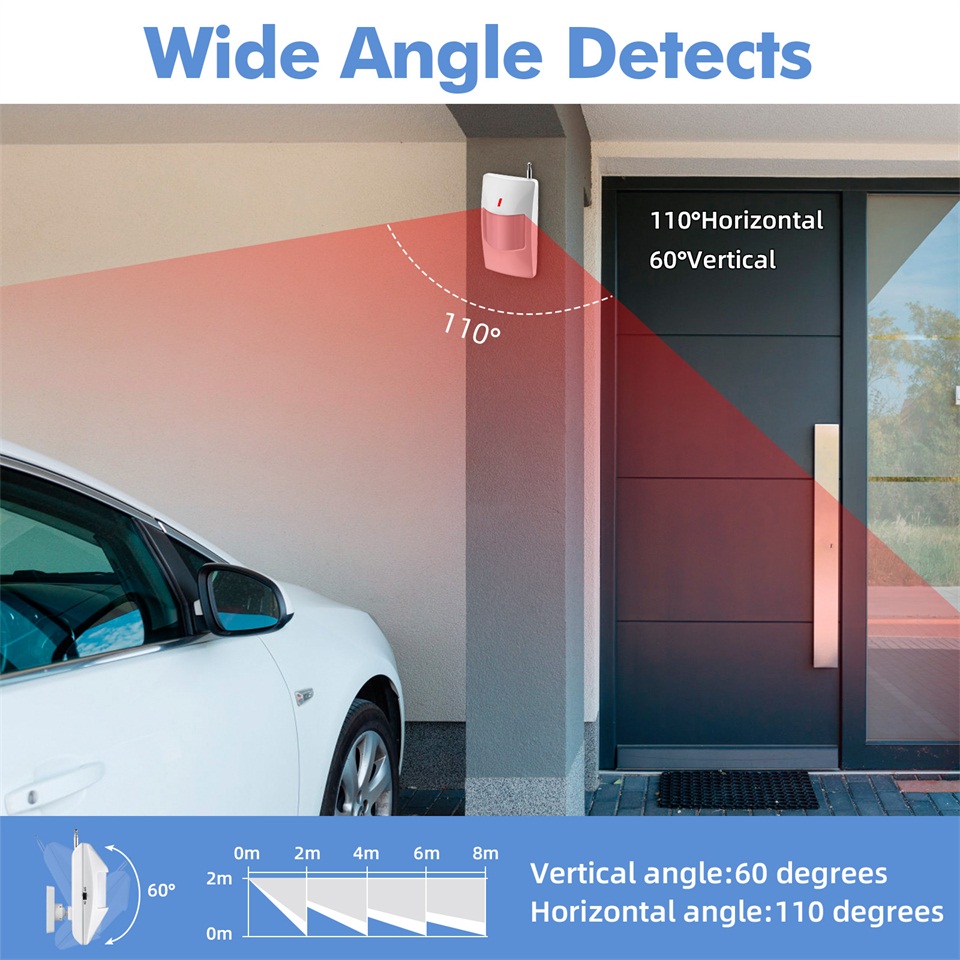 KERUI 120db نظام إنذار صفارة ا - مراجعة Home Security System Installation وسعره