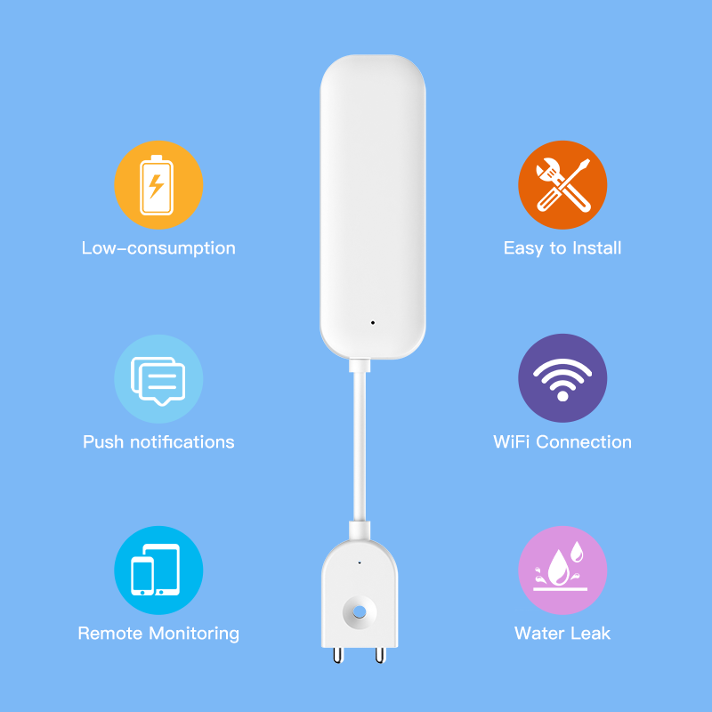 Tuya WiFi زيجبي استشعار المياه - مراجعة Home Security Business وسعره