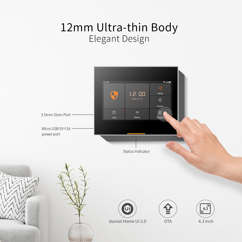 نظام إنذار أمان منزلي ذكي لاسل - مراجعة Home Security System Installation وسعره