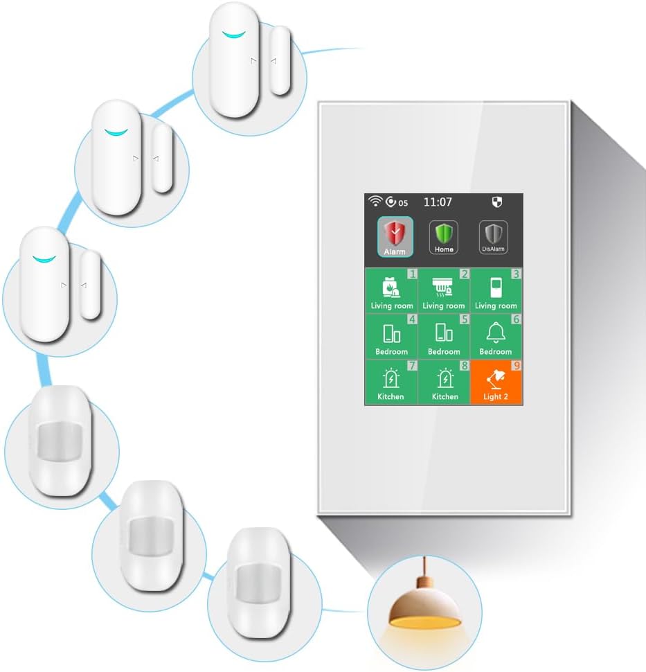 Lanbon LCD مفتاح ذكي 433 ميجا  - مراجعة Home Security Uk وسعره